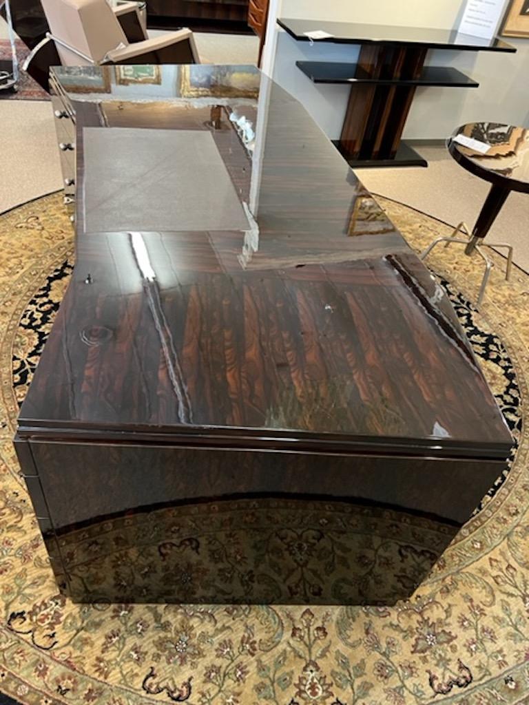 Art Deco French Desk in walnut