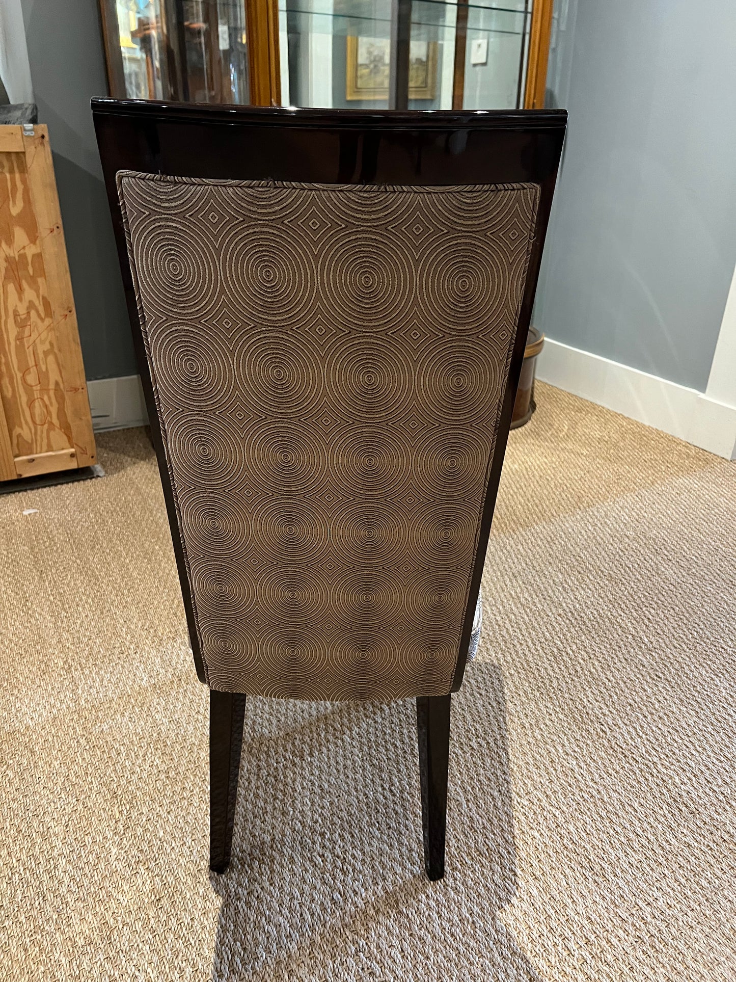 Art Deco French Dining Room Chair in Walnut