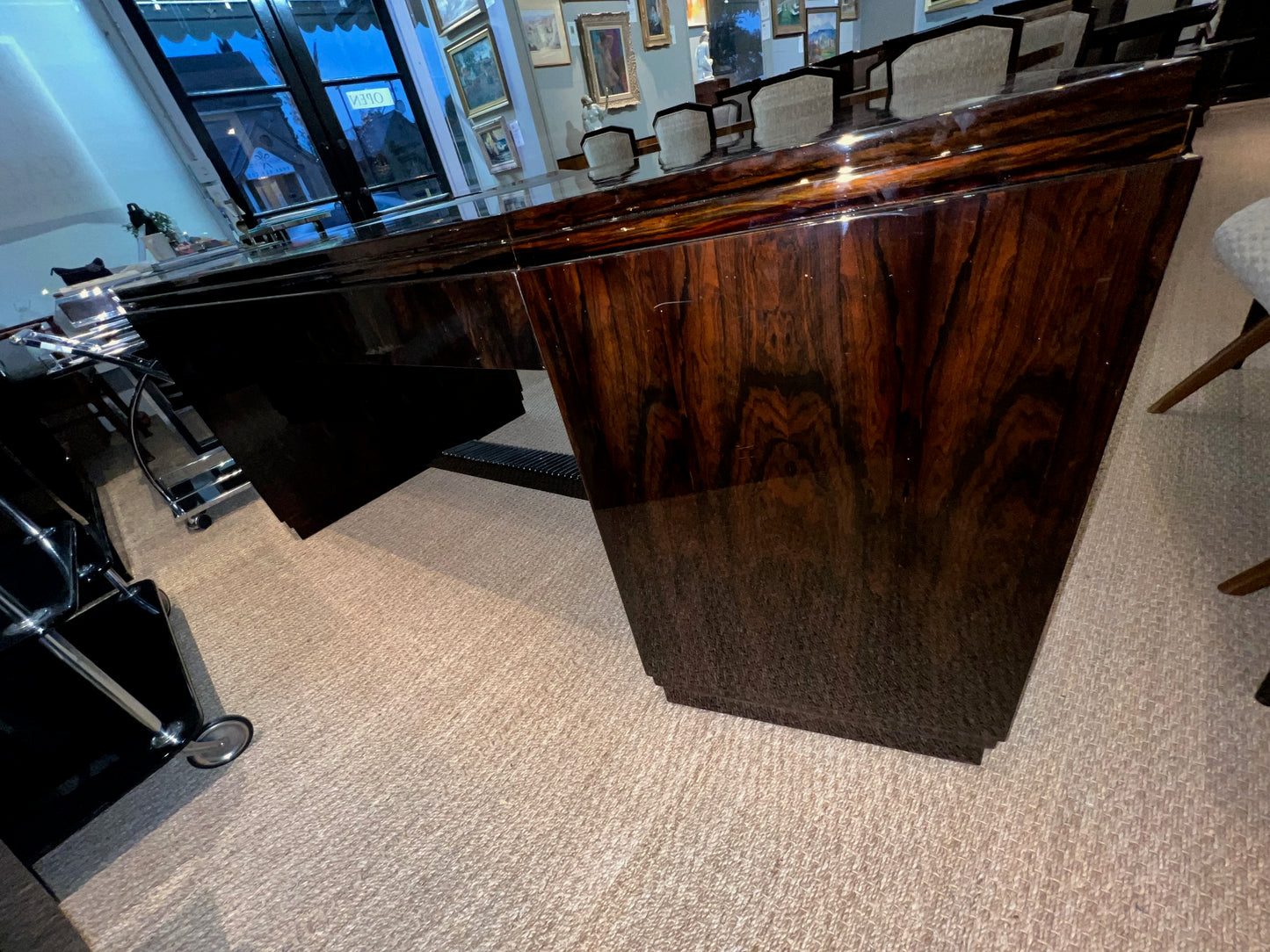 Art Deco French Desk in walnut