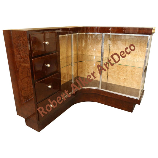 Demilune Corner Cabinet