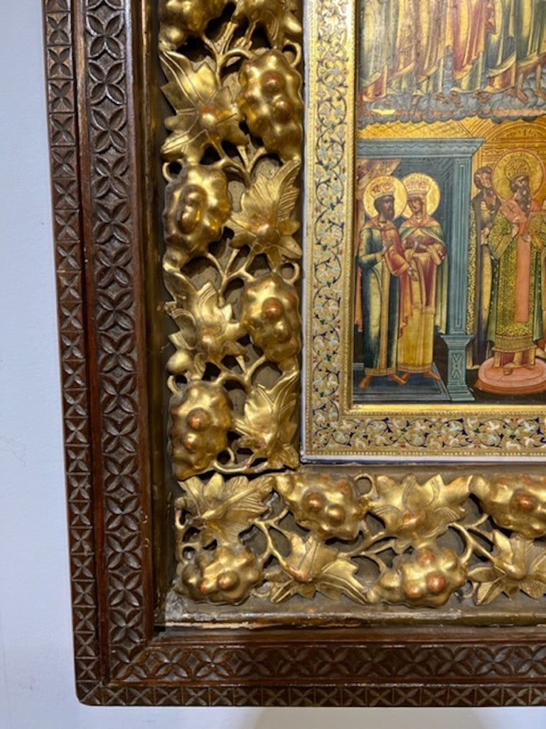 Russian Icon "Saint Mother of God of Pokrov"